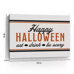 Discount Be Scary Halloween Canvas Art Print, 18x24 Halloween
