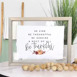 Sale Be Thankful Framed Wall Plaque Fall