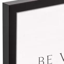 Kirklands Home Wall Quotes & Signs|Be Warm Be Welcome Framed Canvas Art Print