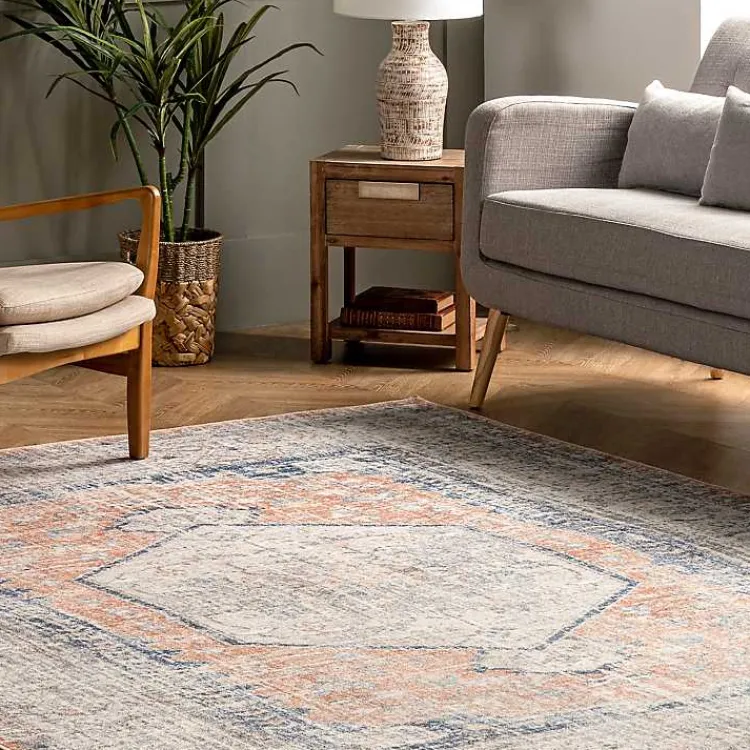 Kirklands Home Area Rugs|Bea Distressed Vintage Washable Area Rug, 8x10