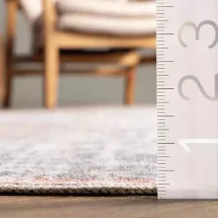 Kirklands Home Area Rugs|Bea Distressed Vintage Washable Area Rug, 5x8