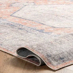 Kirklands Home Area Rugs|Bea Distressed Vintage Washable Area Rug, 5x8