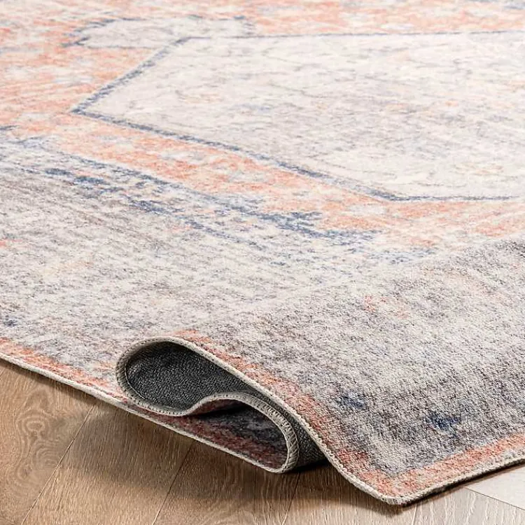 Kirklands Home Area Rugs|Bea Distressed Vintage Washable Area Rug, 5x8