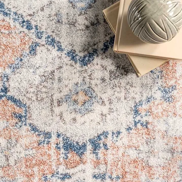 Kirklands Home Area Rugs|Bea Distressed Vintage Washable Area Rug, 5x8