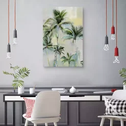 Kirklands Home Canvas Art|Beach Breeze Canvas Art Print, 24x36 in. Green