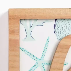 Kirklands Home Wall Quotes & Signs|Beach Seashell Print Wood Wall Plaque