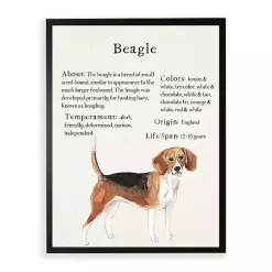 Kirklands Home Wall Quotes & Signs|Beagle Facts Framed Wall Plaque