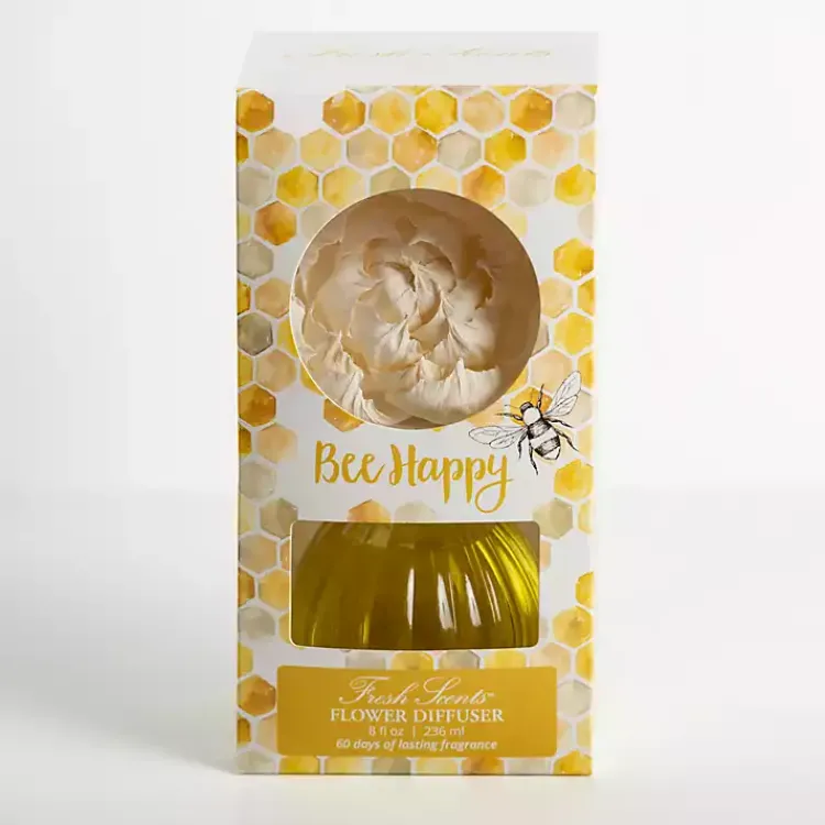 Best Bee Happy Flower Petal Diffuser Set Home Fragrance