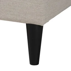 Kirklands Home Beds & Headboards|Beige Button Tufted Headboard Full Platform Bed Tan