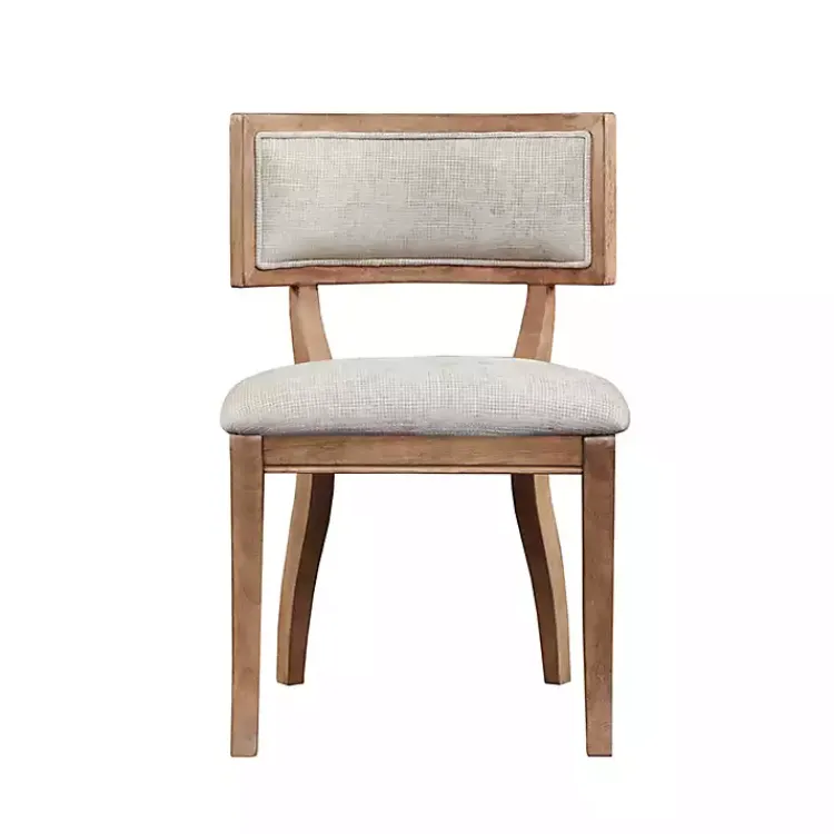 Kirklands Home Dining Chairs|Beige Curved Back Dining Chairs, Set of 2 White