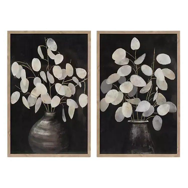 Kirklands Home Framed Art|Beige Eucalyptus Framed Art Prints