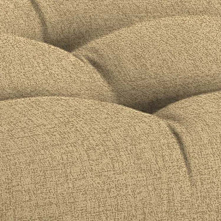 Kirklands Home Outdoor Cushions & Pillows|Beige French Edge Outdoor Wicker Settee Cushion Tan