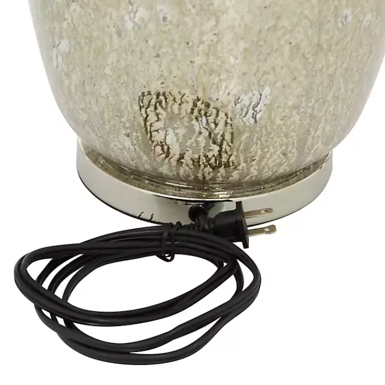 Kirklands Home Table Lamps|Beige Marbled Mercury Glass Table Lamp Brown