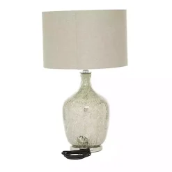 Kirklands Home Table Lamps|Beige Marbled Mercury Glass Table Lamp Brown