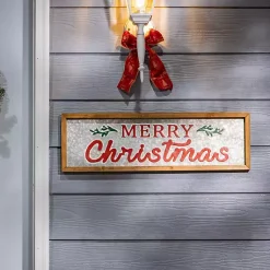 New Believe and Merry Christmas Wall Plaques, Set of 2 Christmas Art & Wall Decor