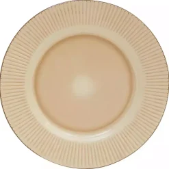 Kirklands Home Dinnerware|Betsy Cream Ribbed 16-pc. Dinnerware Set Tan