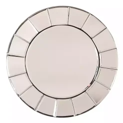 Kirklands Home Decorative Mirrors|Beveled Glass Round Wall Mirror
