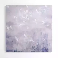 Kirklands Home Canvas Art|Birds in a Sky Canvas Art Print Purple