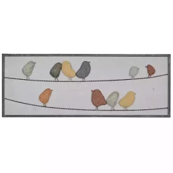 Kirklands Home Wall Plaques|Birds on a Wire Metal Wall Plaque