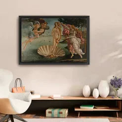Kirklands Home Canvas Art|Birth of Venus Framed Canvas Art Print, 36x28 in. Multi