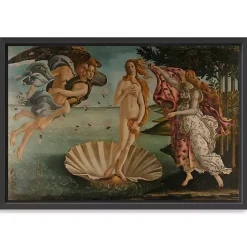 Kirklands Home Canvas Art|Birth of Venus Framed Canvas Art Print, 48x32 in. Multi