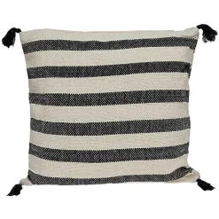 Best Black & White Bungalow Stripe Throw Pillow Pillows