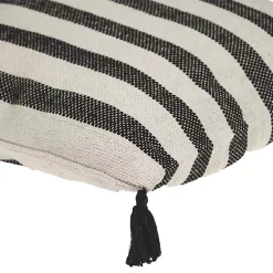 Best Black & White Bungalow Stripe Throw Pillow Pillows