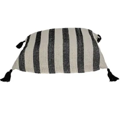 Best Black & White Bungalow Stripe Throw Pillow Pillows