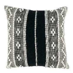 Online and Cream Woven Pattern Throw Pillow Pillows