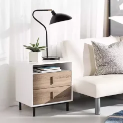 Kirklands Home Table Lamps|Black and Gold Curved Neck Giselle Task Lamp