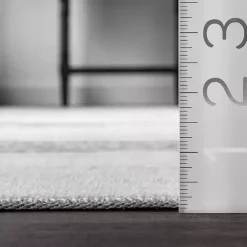 Kirklands Home Area Rugs|Black and Ivory Diamond Washable Area Rug, 4x6