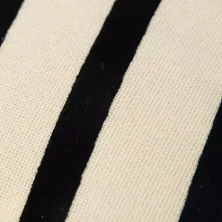 New Black Asymmetrical Linear Throw Pillow Pillows