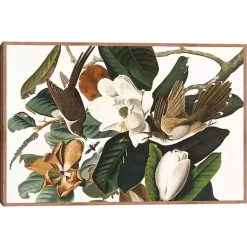 Kirklands Home Canvas Art|Black Billed Cuckoo Framed Canvas Art Print Multi