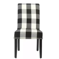 Kirklands Home Dining Chairs|Buffalo Check Dining Chairs, Set of 2 Black