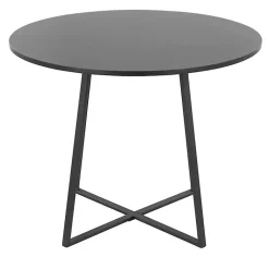 Kirklands Home Dining Tables|Canary Cosmo Round Dining Table Black