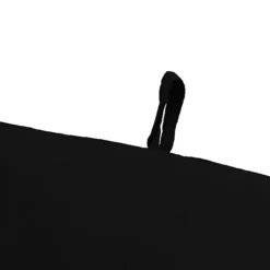 Kirklands Home Outdoor Cushions & Pillows|Canvas French Edge Outdoor Chair Cushion Black