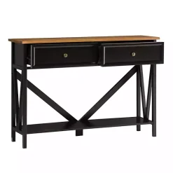 Kirklands Home Console Tables|Cara Console Table Black