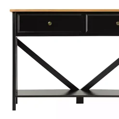 Kirklands Home Console Tables|Cara Console Table Black