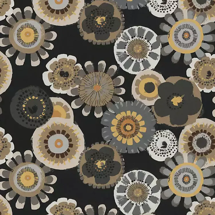 Kirklands Home Outdoor Cushions & Pillows|Black Crosby Outdoor Chair Cushion