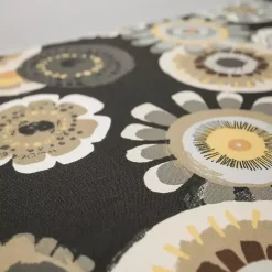 Kirklands Home Outdoor Cushions & Pillows|Black Crosby Wicker Chair Cushions, Set of 2