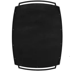 Kirklands Home Decorative Mirrors|Black Curved Overlapping Wall Mirror