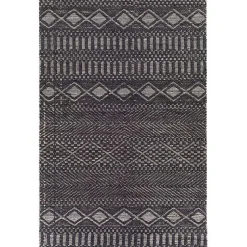 Kirklands Home Area Rugs|Diamond Jute Area Rug, 5x7 Black
