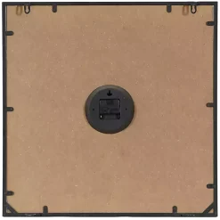 Kirklands Home Clocks|Black Distressed Wood Face Square Clock