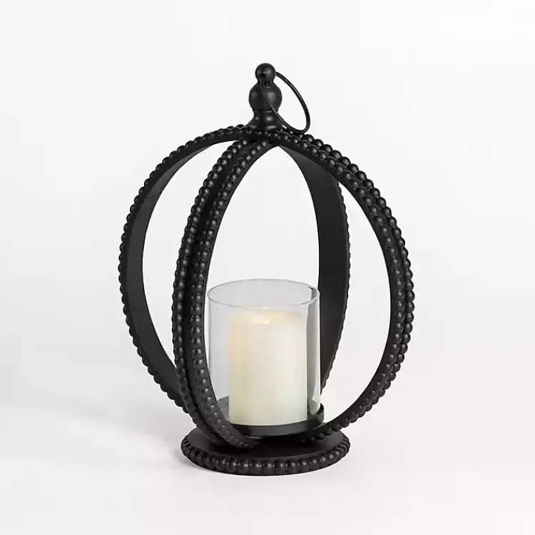 Hot Fieldstone Beaded Sphere Lantern, 17 in. Lanterns