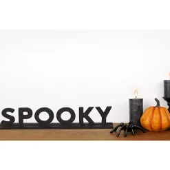 Best Glitter Spooky Tabletop Sign Halloween
