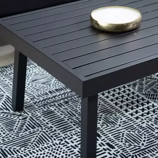 Kirklands Home Outdoor Tables|Holland Outdoor Coffee Table Black