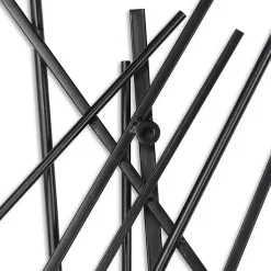 Kirklands Home Wall Plaques|Icilio Abstract Linear Wall Plaque Black