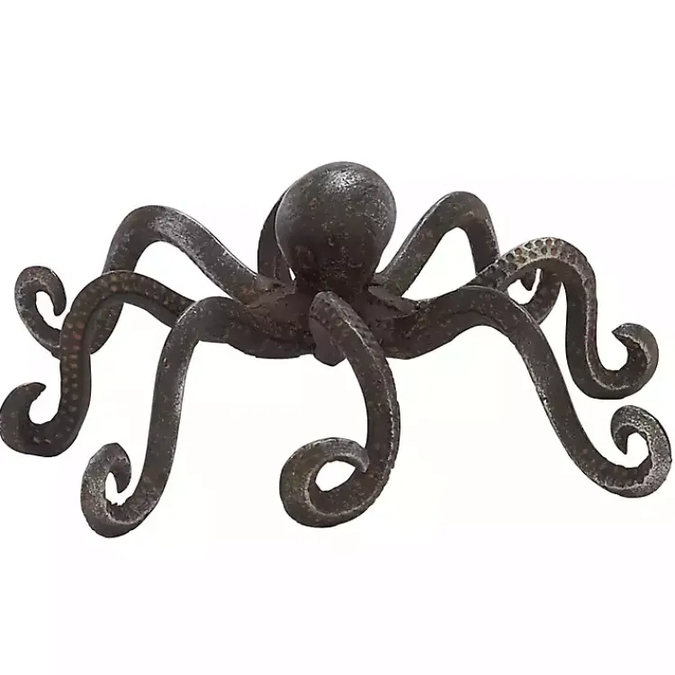 Iron Octopus Statue Statues & Figurines