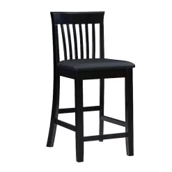 Kirklands Home Bar Stools & Counter Height Stools|Jayden Craftsman Counter Stool Black