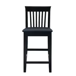 Kirklands Home Bar Stools & Counter Height Stools|Jayden Craftsman Counter Stool Black